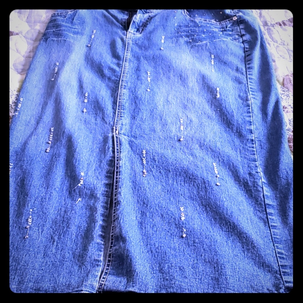 Jean skirt